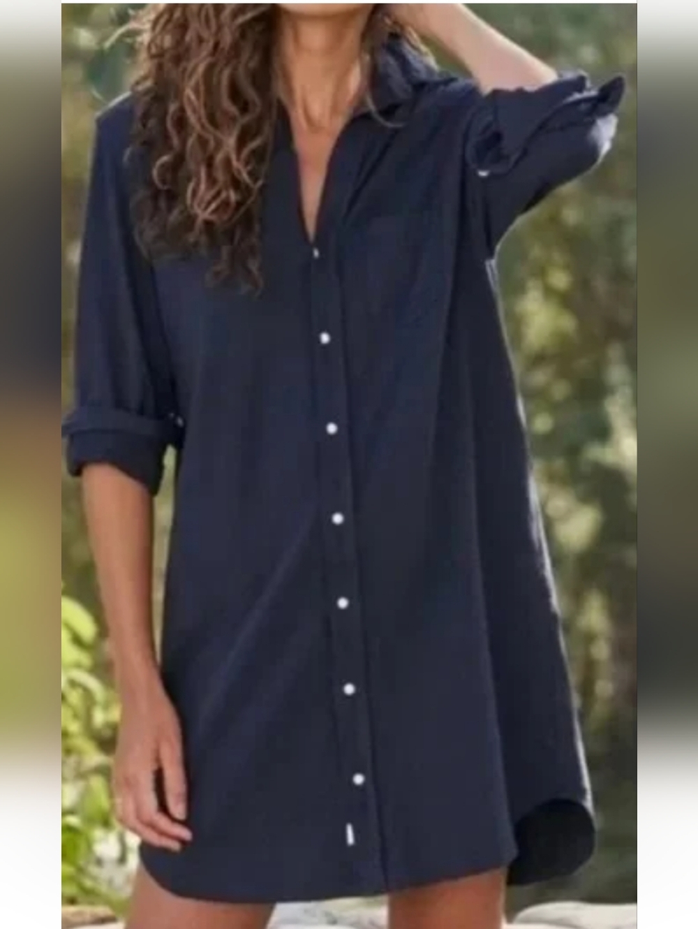 Frank & Eileen Mary Heritage Jersey Shirt Dress
